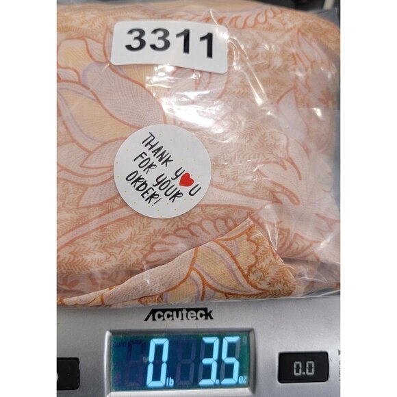 Cupcakes and Cashmere Womens Orange Floral Blouse Ruffled Neck Size M NWT - Picture 11 of 11